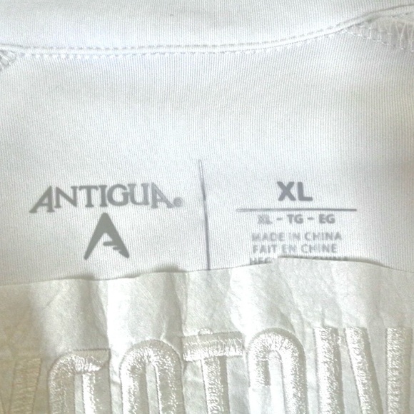 ANTIGUA WHITE LONG SLEEVE NFL DALLAS COWBOYS 1/4 ZIP SHIRT STAR FRONT JERSEY XL - Picture 3 of 11